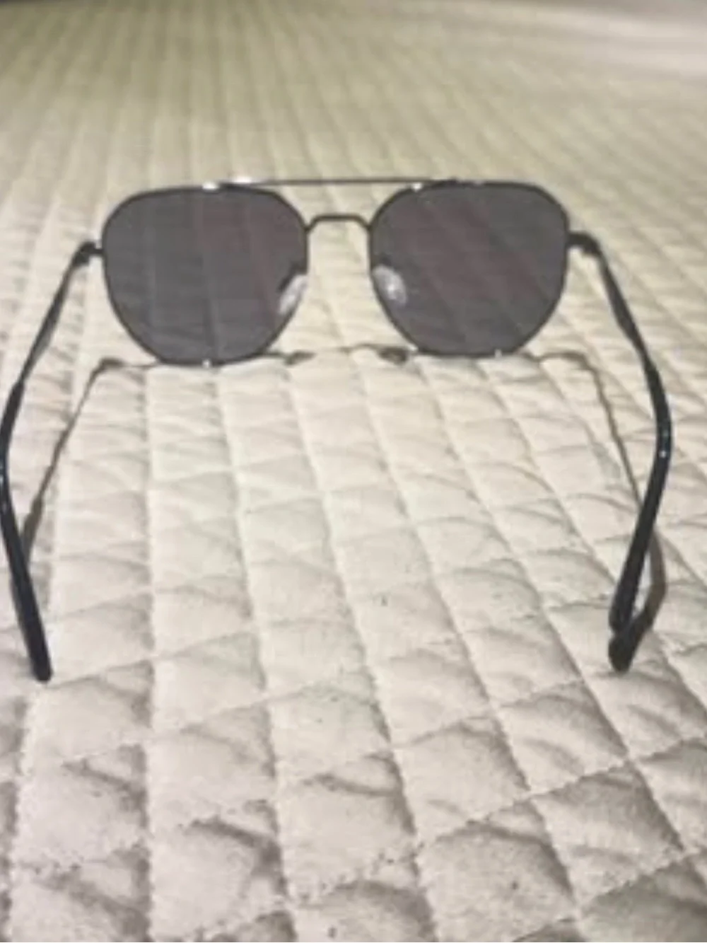 JOOX Geometric Hexagon Sunglasses - Black Metal Frame
